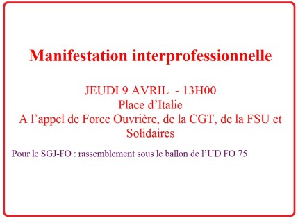 Manif 9 avril