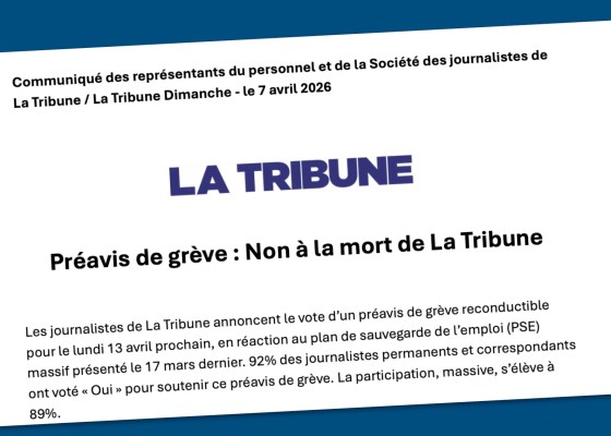 La Tribune en grève