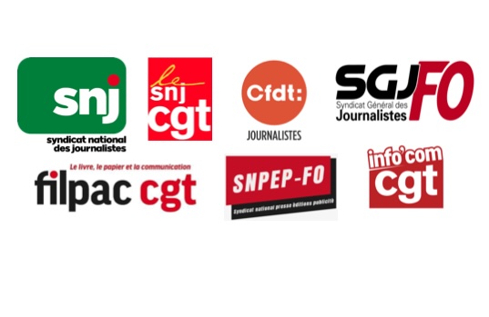 Logos intersyndicale presse